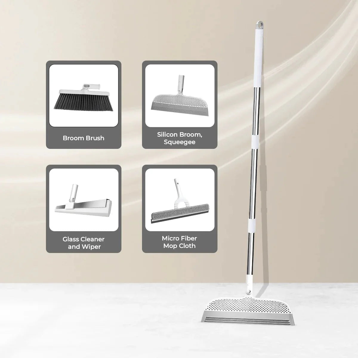 Floorswipe™ – 4 - in - 1 Home Cleaning Brush - VidaVora